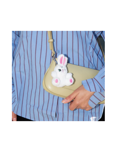 Eat My Socks – Bunny Bag Charm – Porte-clés Lapin en Peluche