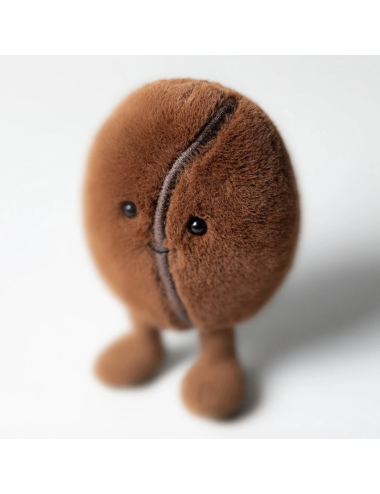 Jellycat – Amuseables Coffee Bean – Peluche Grain de Café