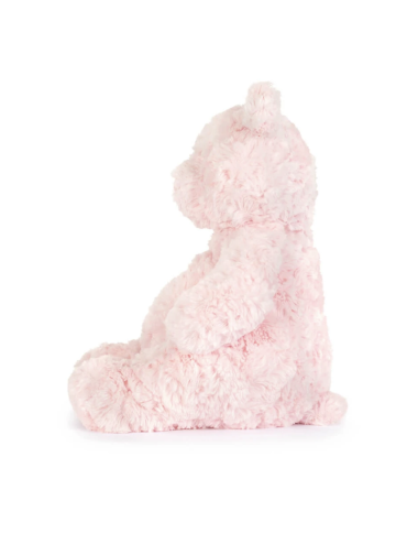 Jellycat – Leola Bear Large – Grande Ours en Peluche Rose 36 cm