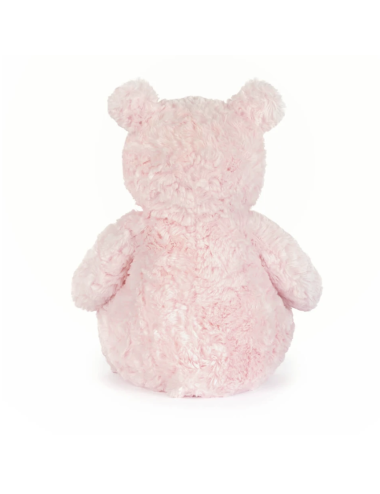 Jellycat – Leola Bear Large – Grande Ours en Peluche Rose 36 cm
