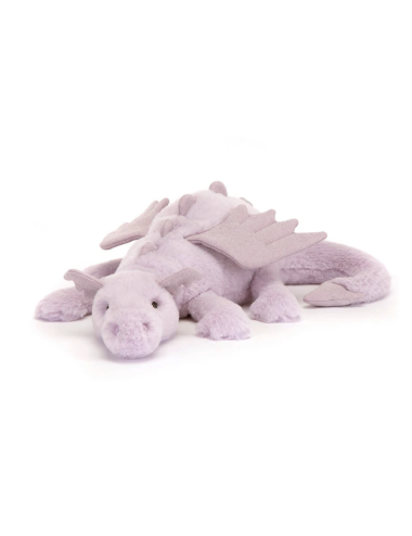 Jellycat – Lavender Dragon Little – Petit Dragon Lavande 30 cm