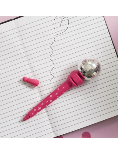 Stylo Boule Disco – Stylo Original avec Boule à Facettes