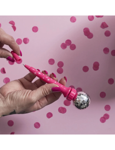 Stylo Boule Disco – Stylo Original avec Boule à Facettes