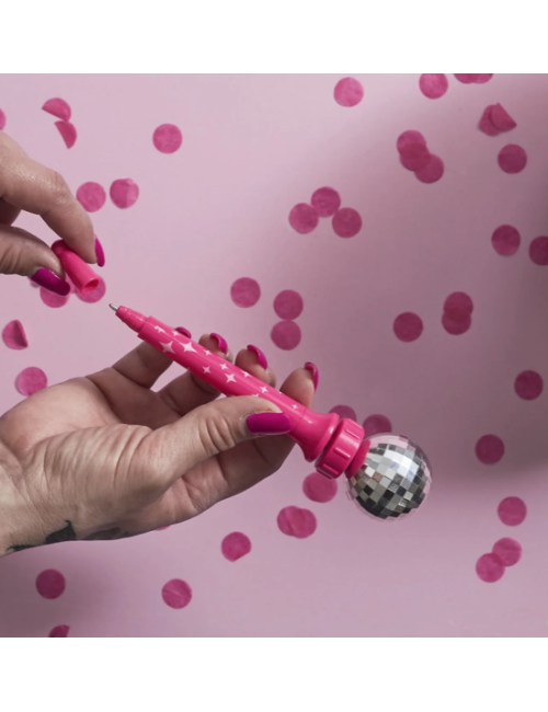 Stylo Boule Disco – Stylo Original avec Boule à Facettes