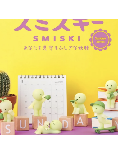 Smiski Sunday – Figurine Surprise 1 Pièce – Modèle Aléatoire