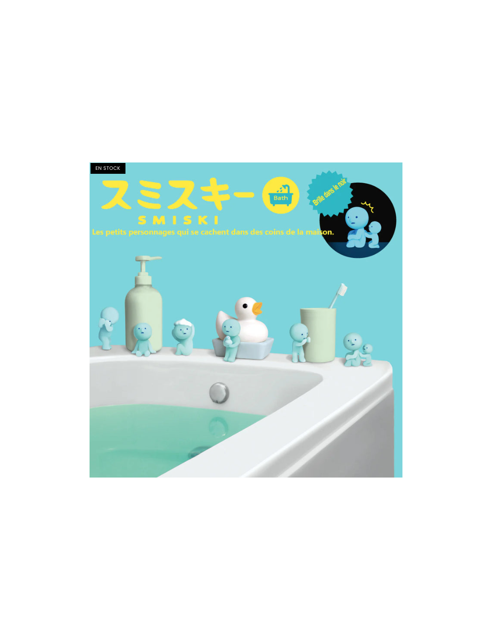 Smiski Bath – Figurine Surprise 1 Pièce – Modèle Aléatoire
