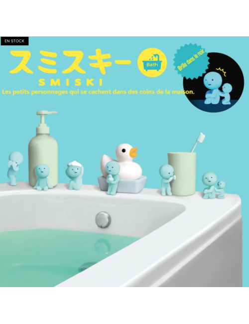 Smiski Bath – Figurine Surprise 1 Pièce – Modèle Aléatoire