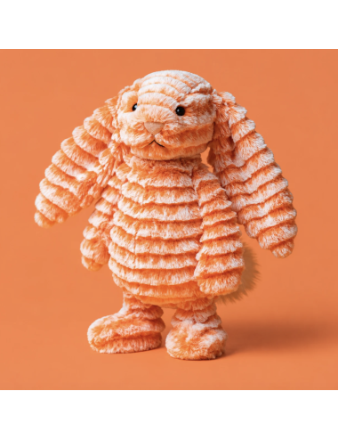 Jellycat Fizzleskip Bunny Original – Lapin Orange 31 cm