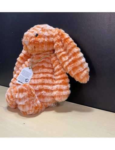 Jellycat Fizzleskip Bunny Original – Lapin Orange 31 cm
