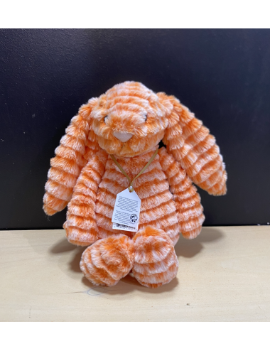 Jellycat Fizzleskip Bunny Original – Lapin Orange 31 cm