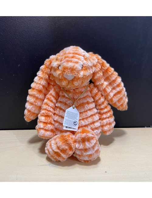 Jellycat Fizzleskip Bunny Original – Lapin Orange 31 cm