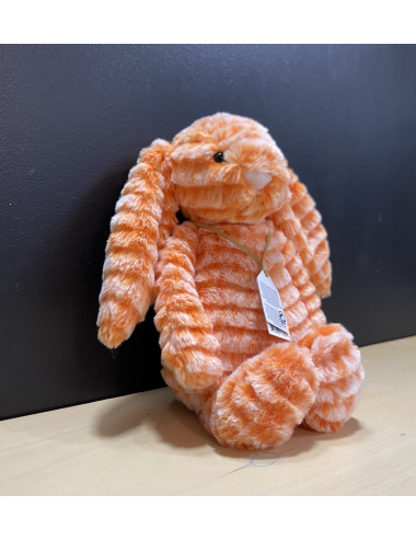 Jellycat Fizzleskip Bunny Original – Lapin Orange 31 cm