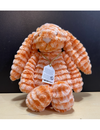 Jellycat Fizzleskip Bunny Original – Lapin Orange 31 cm