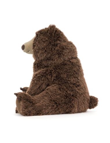Jellycat Bizzlestomp Bear – Grand Ours en Peluche 40 cm