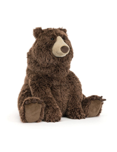 Jellycat Bizzlestomp Bear – Grand Ours en Peluche 40 cm