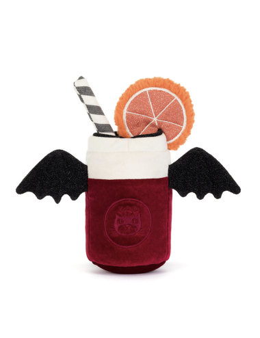 Jellycat Amuseables Vampop Drink – Peluche Boisson Vampire Halloween