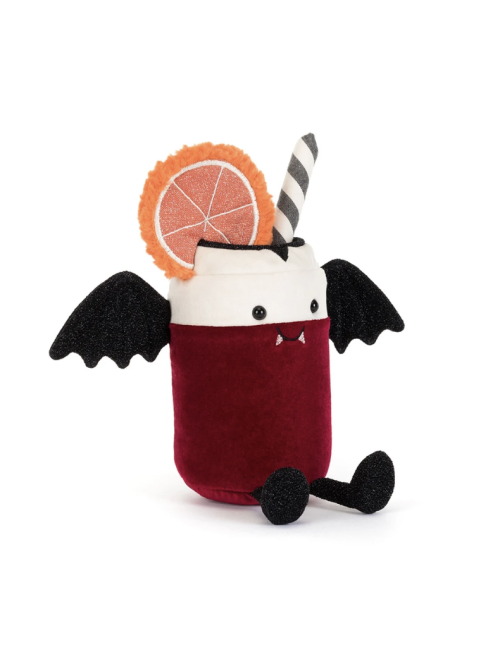 Jellycat Amuseables Vampop Drink – Peluche Boisson Vampire Halloween