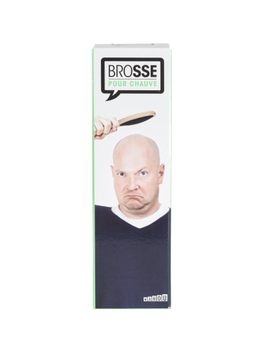 Brosse pour Chauve en Bois – Cadeau Humoristique pour Homme