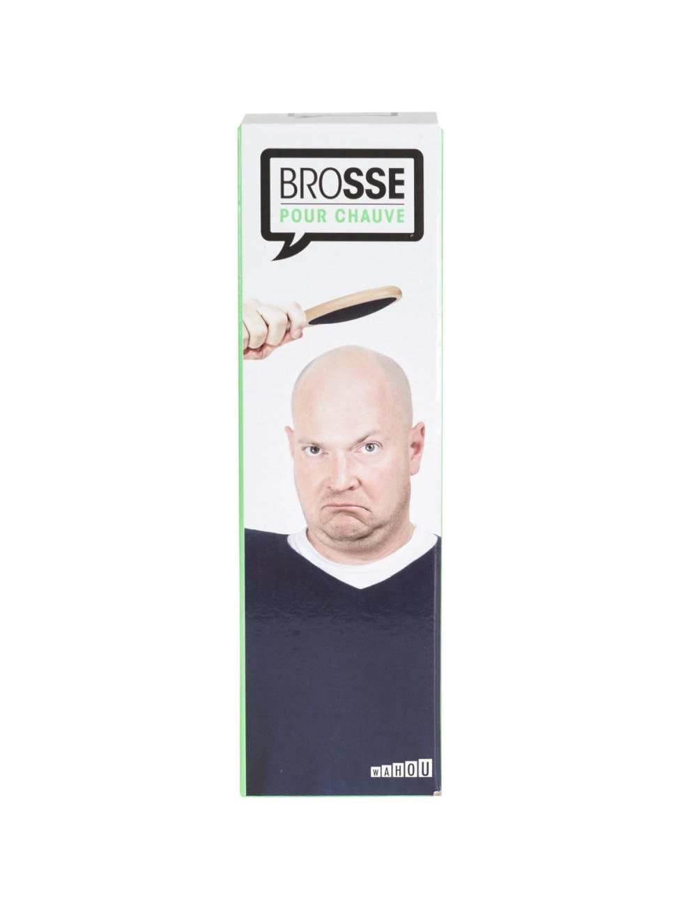 Brosse pour Chauve en Bois – Cadeau Humoristique pour Homme