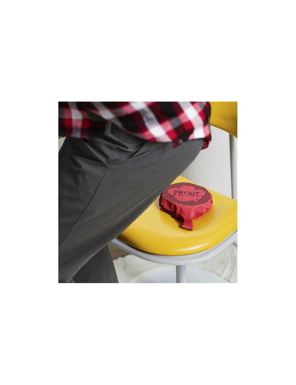 Coussin péteur – Coussin farce et attrape sonore