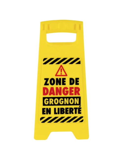 Panneau humoristique de chantier – Décoration fun travaux