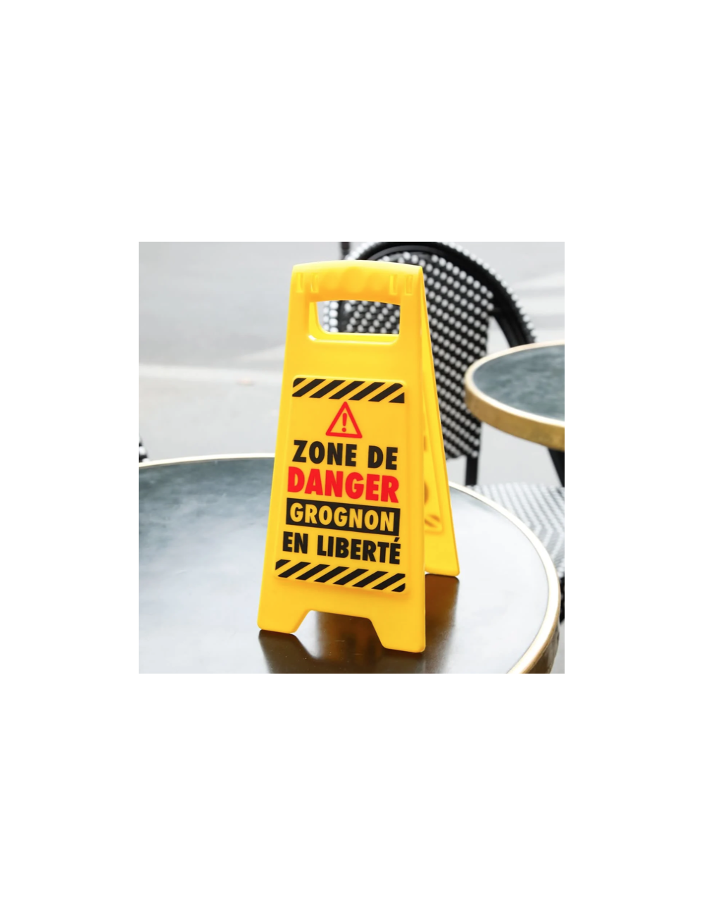 Panneau humoristique de chantier – Décoration fun travaux