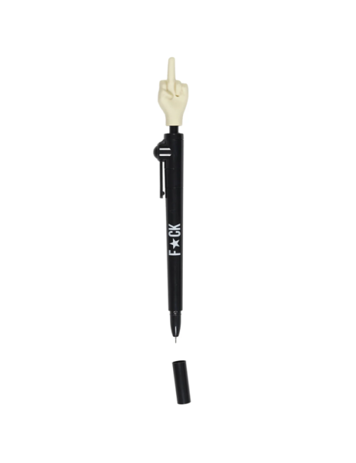 Stylo doigt d’honneur pop-up – Stylo humoristique