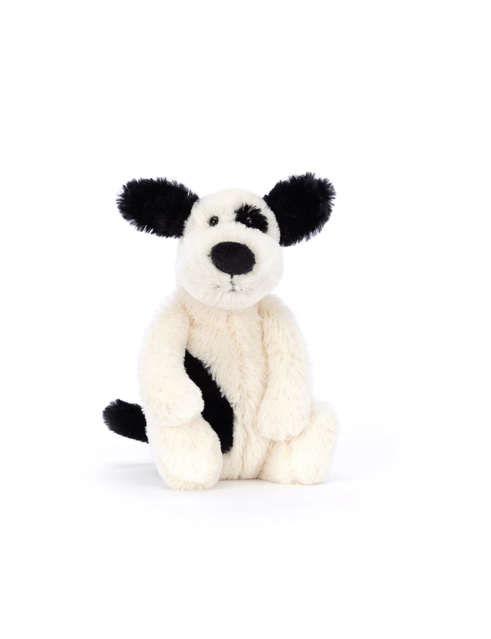 Peluche Jellycat Bashful Black & Cream Puppy – Petit modèle