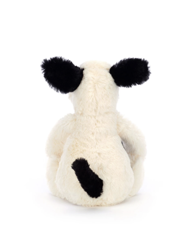Peluche Jellycat Bashful Black & Cream Puppy – Petit modèle