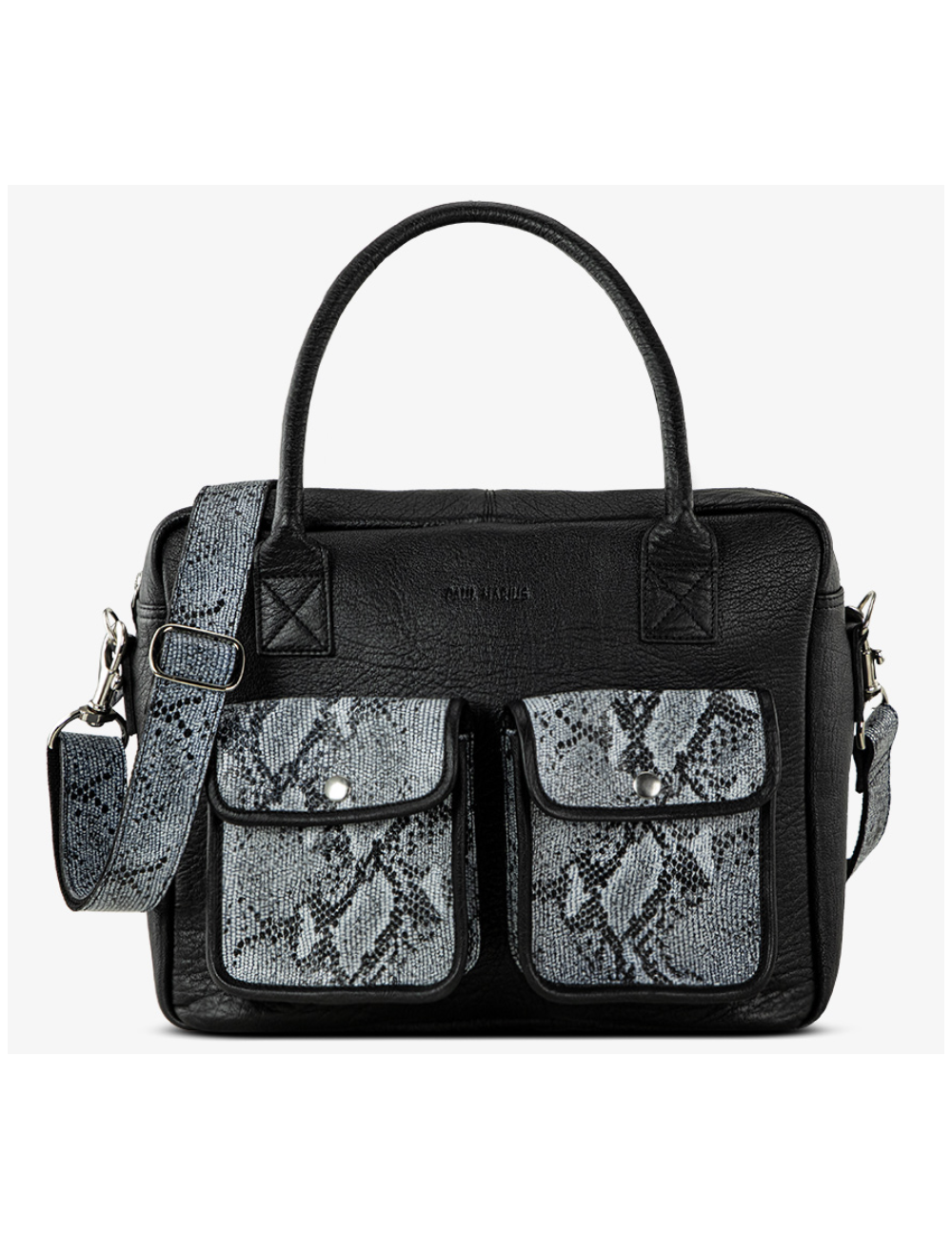 Sac LeDandy Python Noir en cuir – PAUL MARIUS
