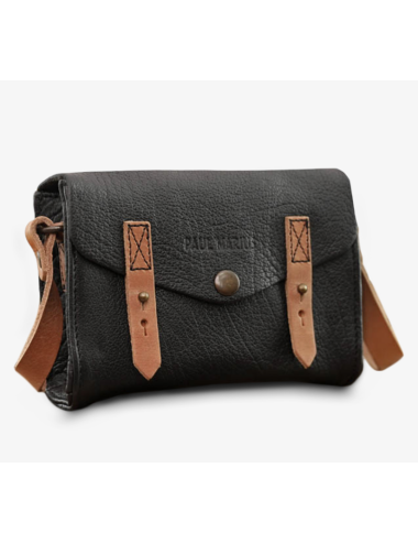 Sac LeMini Indispensable Noir en cuir – PAUL MARIUS