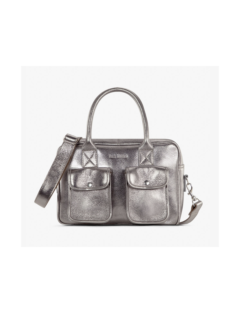 Sac LeDandy S Acier en cuir métallisé – PAUL MARIUS