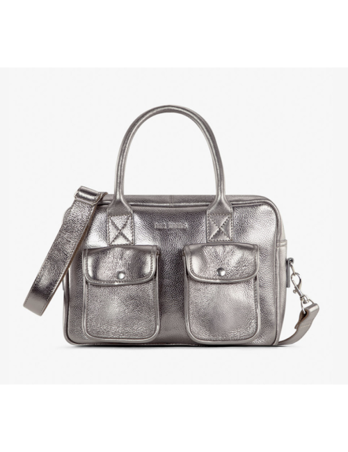 Sac LeDandy S Acier en cuir métallisé – PAUL MARIUS