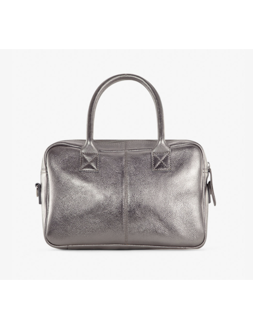 Sac LeDandy S Acier en cuir métallisé – PAUL MARIUS