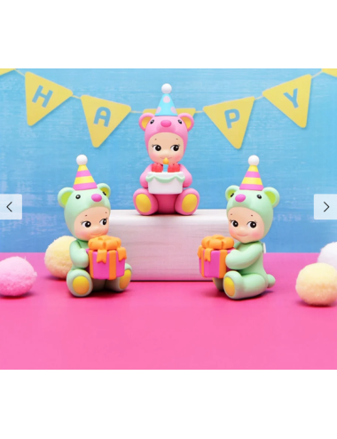 Sonny Angel Birthday Bear – Figurine ourson surprise à collectionner