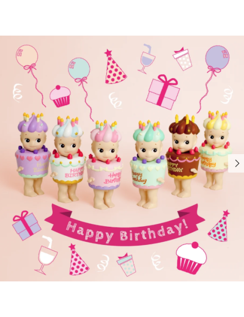 Sonny Angel Happy Birthday – Figurine surprise à collectionner