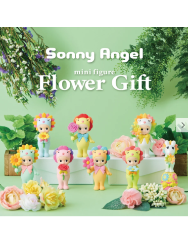 Sonny Angel Flower Gift – Figurine surprise fleurs à collectionner