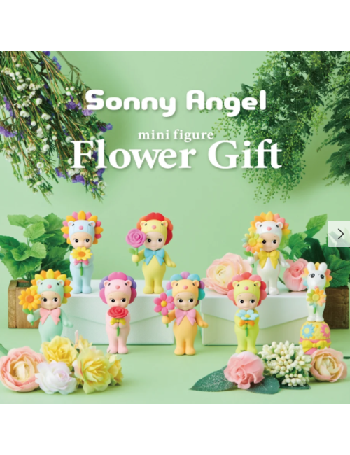 Sonny Angel Flower Gift – Figurine surprise fleurs à collectionner