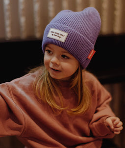 HELLO HOSSY bonnet enfant pop Purple 2-5 ans