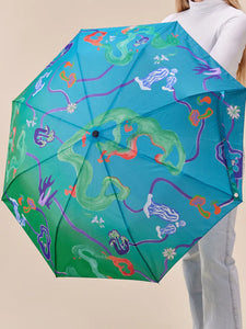ORIGINAL DUCKHEAD parapluie aqua fungi