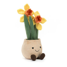 Charger l&#39;image dans la galerie, JELLYCAT - amuseable daffodil pot - peluche fleur
