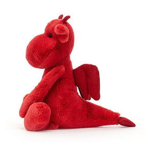 JELLYCAT - peluche bashful red dragon medium