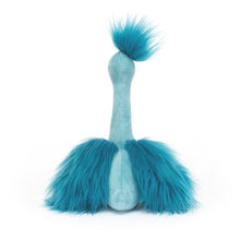 Charger l&#39;image dans la galerie, JELLYCAT Peluche fou fou ostrich blue
