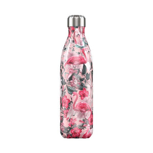 CHILLY'S bouteille isotherme 750ml tropicla flamingo