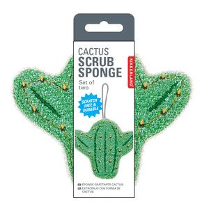 éponges réutilisables cactus
