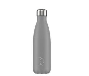 Bouteille isotherme Chilly's 500ml unie/inox