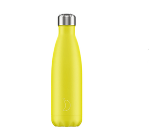 Bouteille isotherme Chilly's 500ml unie/inox