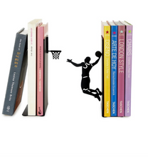 Charger l&#39;image dans la galerie, Serre-livres slam dunk basket noir métal Balvi
