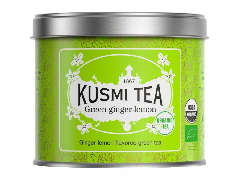 Thé vert gingembre citron 100g bio vrac Kusmi tea